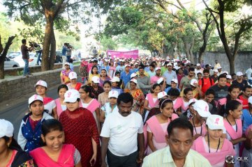 Celebs At Breast Cancer Awareness Walk